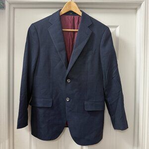 Knot Standard Holland & Sherry Cape Horn wool cashmere custom bespoke blazer 40S
